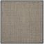 Handmade Gray Geometric Non-slip Square Area Rug