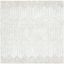 Ivory Elegance 6' Square Hand-Tufted Wool Area Rug