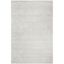 Silver Grey Hand-Knotted Wool Viscose 6' x 9' Rug