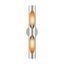 Novato Minimalist Brushed Nickel 2-Light Dimmable Sconce