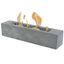 Gray Concrete Tabletop Gas Fire Pit