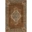 Empire Blue and Brown Hand-Tufted Wool 6' x 9' Area Rug