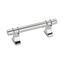 Polished Chrome Modern Cabinet Bar Pull with Mounting Hardware