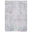 Gray Hand-Knotted Wool and Viscose Area Rug