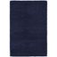 Navy Blue Rectangular Shag Area Rug 3'11" x 5'11"