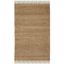 Natural Jute 3' x 5' Hand-Knotted Area Rug