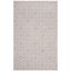 Ivory and Grey 4' x 6' Hand-Tufted Wool Area Rug