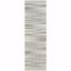 Ivory and Gray Geometric Flat Woven Cotton Runner Rug