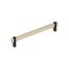 Amerock 8-13/16 inch Golden Champagne Matte Black Bar Pull