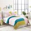 Modshapes Pink and Multicolor Cotton King Quilt Set