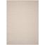 Coastal Charm Ivory & Grey Hand-Woven Cotton Area Rug, 6' x 9'