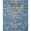 Valencia Blue Multi Floral 8' x 10' Synthetic Area Rug