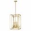 Easton 8-Light Brass Candle Chandelier