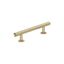 Golden Champagne Modern Metal Cabinet Drawer Pull 3-3/4"