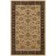 Camel and Brown Rectangular Synthetic Area Rug 64" x 40"