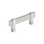 3 inch Satin Nickel Polished Chrome Modern Bar Pull