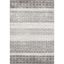 Easy-Care Reversible Moroccan Trellis 5' x 8' Area Rug in Gray