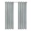 Light Gray Sheer Grommet Polyester Window Panel