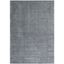 Gray Hand-Knotted Non-Slip Round Synthetic Area Rug