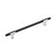 Urbanite 10.25" Matte Black and Chrome Bar Pull