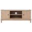 Farmhouse Charm 53" Sand Media TV Stand with Cabinet