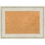 Natural Cork Bulletin Board with Birch Cream Frame