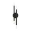 Soho 17" Black and Brushed Nickel 4-Light Wall Sconce