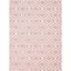 Elegant Pastel Pink 6' x 9' Reversible Hand-Knotted Area Rug