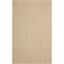 Sand Geometric Sisal 6' x 9' Hand-Knotted Area Rug