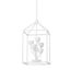 Troy Lighting Gesso White 8-Light Steel Lantern Pendant