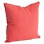 Rouge 20" Square Fringed Linen Throw Pillow