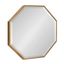 Gold Octagon Full Length Vanity Wall Mirror