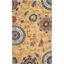 Handmade Blossom Gold and Multicolor Wool 5' x 8' Area Rug