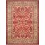 Elegant Red Synthetic 8' x 11' Traditional Persian Area Rug