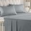 Steel Blue Ultra Soft Microfiber 4-Piece Bed Sheet Set