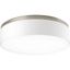 Maier 18" Brushed Nickel LED Flush Mount with Opal Diffuser