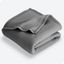 Gray Full/Queen Reversible Fleece Blanket