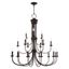 Estate 21-Light Bronze Extra Large Chandelier