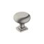 Brushed Nickel Round Cabinet Knob with Mounting Hardware