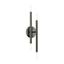 Soho Black Chrome 4-Light Modern Wall Sconce