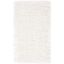 Ivory Faux Sheepskin 3' x 5' Rectangular Shag Rug