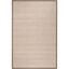 Taupe and Light Brown Sisal 5' x 8' Area Rug