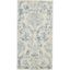 Nourison Jubilant Ivory & Blue Hand-Knotted Spot Rug, 2' x 4'