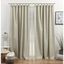 Natural Linen Look Tab Top Light-Filtering Curtain Panels, 54"x84", Set of 2