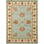 Lyndhurst Floral Lattice Blue & Ivory 8'9" x 12' Synthetic Area Rug