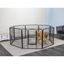 Heavy Duty Black Metal Pet Exercise Pen with 8 Panels