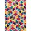 Maris Multicolor Geometric Synthetic Area Rug