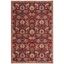 Herat Rust and Ivory Oriental Synthetic Area Rug