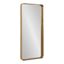 Armenta Antique Gold Soft Rectangle Metal Framed Wall Mirror, 20x42