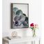 Sylvie Succulent 5 Framed Abstract Canvas Print